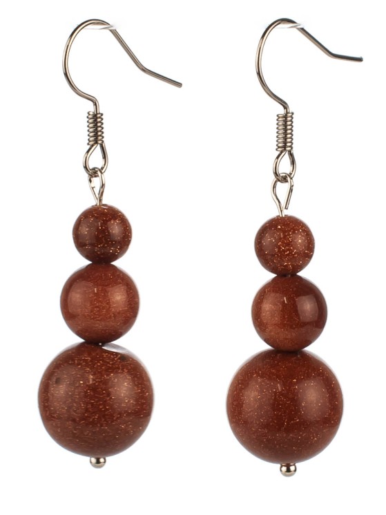 Серьги из авантюрина "Дарина" с9748