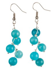 Серьги из кварца "Ёлочка" с9856