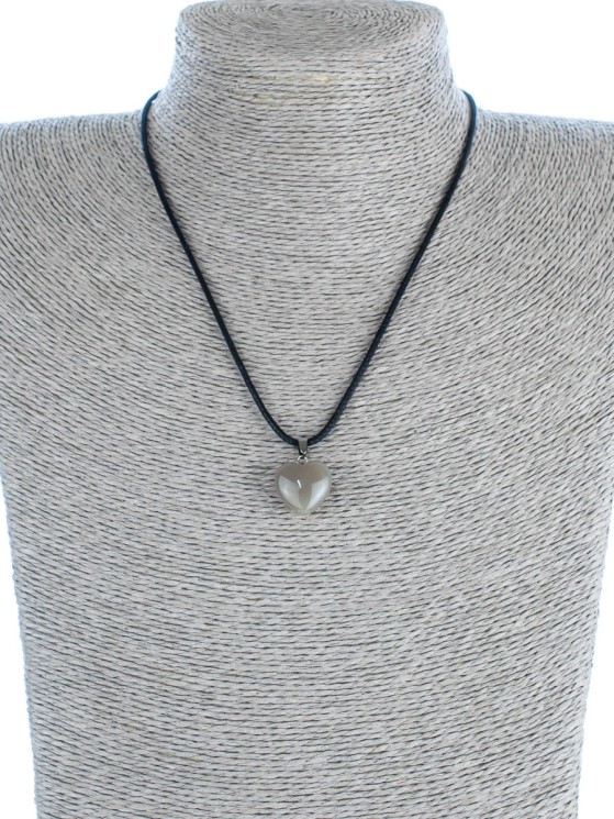 Кулон из агата "Сердечко" 01-425