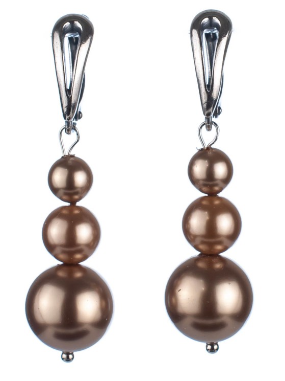 Серьги из жемчуга Майорка "Дарина" 03-1410