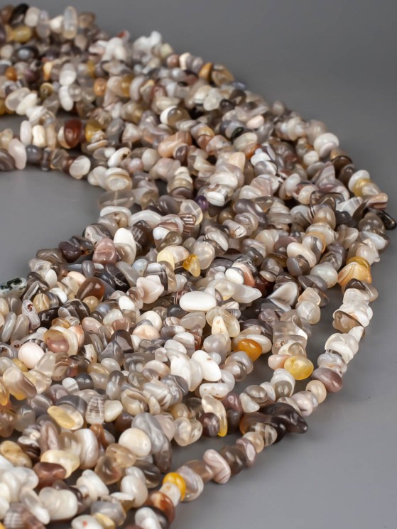 Бусины из агата "Галтовка" 01-789