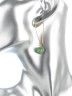 Серьги "Феличита 10" нефрит с8132