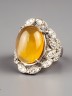 Кольцо из сердолика "Гламур" 04-729