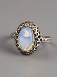 Кольцо из лунного камня "Сабрина" кп-5948