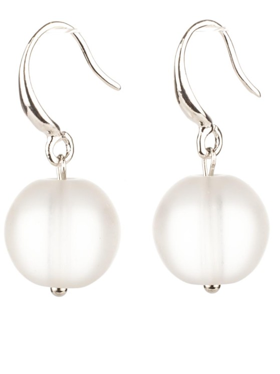 Серьги из горного хрусталя "Классик" 03-371