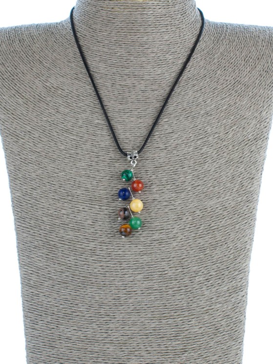 Колье «7 камней-На Деньги» 01-382