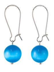 Серьги из кошачьего глаза "Феличита" с9397