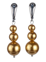 Серьги из жемчуга Майорка "Дарина" 03-1411