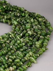 Бусины из нефрита "Галтовка" 01-790