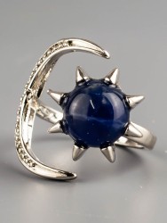 Кольцо из содалита "Мечта" 04-910