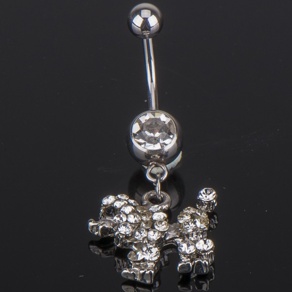 Пирсинг "Флирт" страз, юв. сплав, арт. ПИ-238