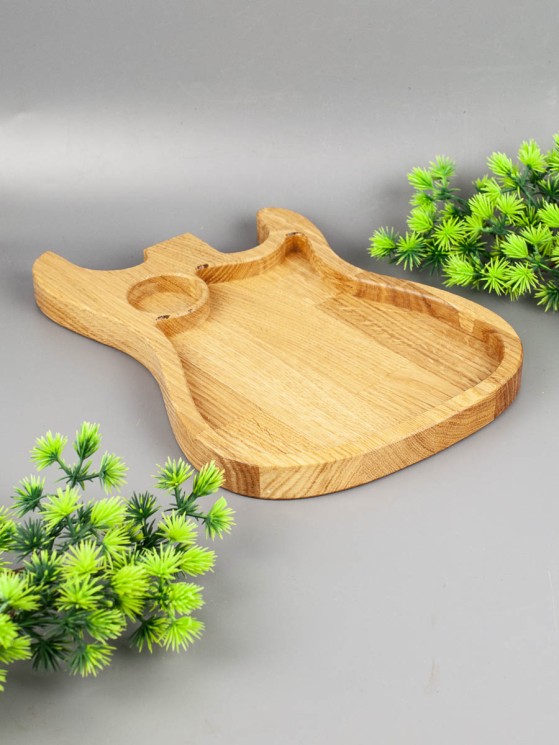 Менажница из дерева дуб 18х27 см "Гитара" 54-149