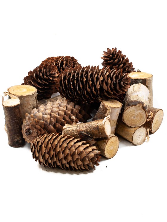 Дрова и шишки для самовара 8 литров ТВ-465