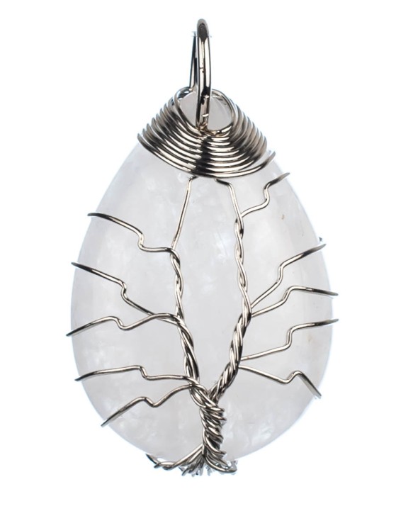 Кулон из горного хрусталя «Дивный сад» 01-562