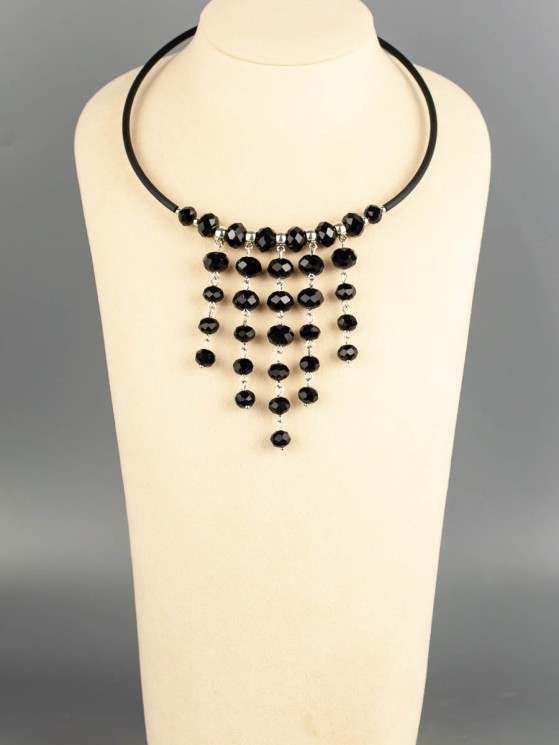 Колье из хрусталя "Красотка" 01-1275