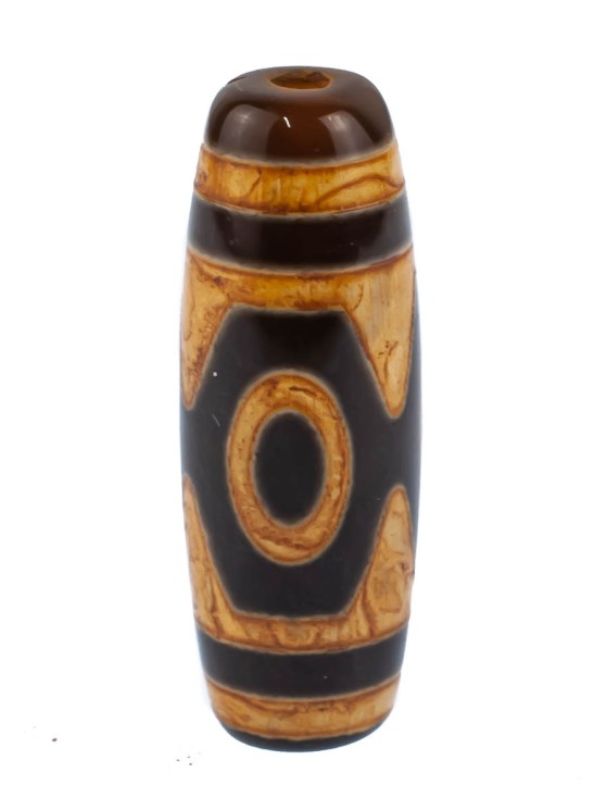 Бусина из агата "Дзи 3 Глаза" пдв-890