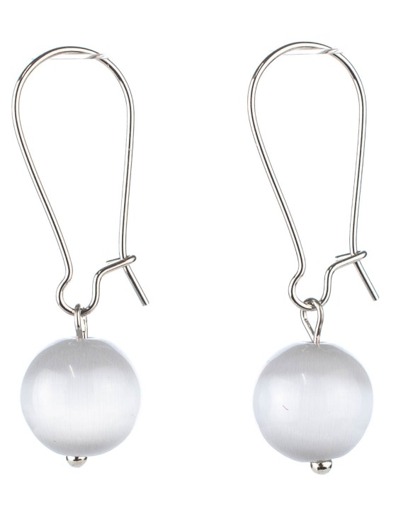 Серьги из кошачьего глаза "Феличита" с9399