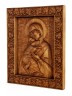 Икона Владимирская Богородица резная из дерева 51-016