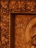 Икона Владимирская Богородица резная из дерева 51-016