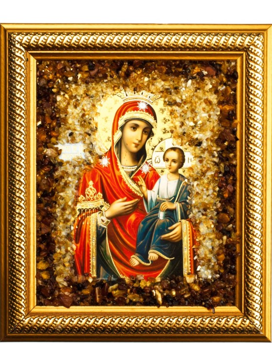 Икона "Икона Пресвятая Богородица Иверская" пдв-445