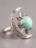 Кольцо из им. бирюзы "Мечта" 04-912