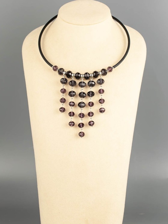 Колье из хрусталя "Красотка" 01-1276