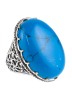 Кольцо из им. бирюзы "Берта" кг-094-ИБРГ