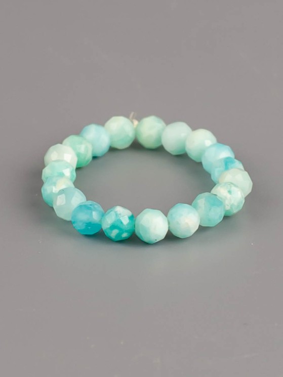 Кольцо из амазонита "Драгоценное сияние" 04-916