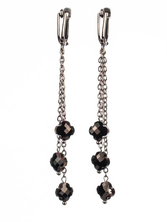 Серьги из ювелирного стекла "Праздник" 03-1271