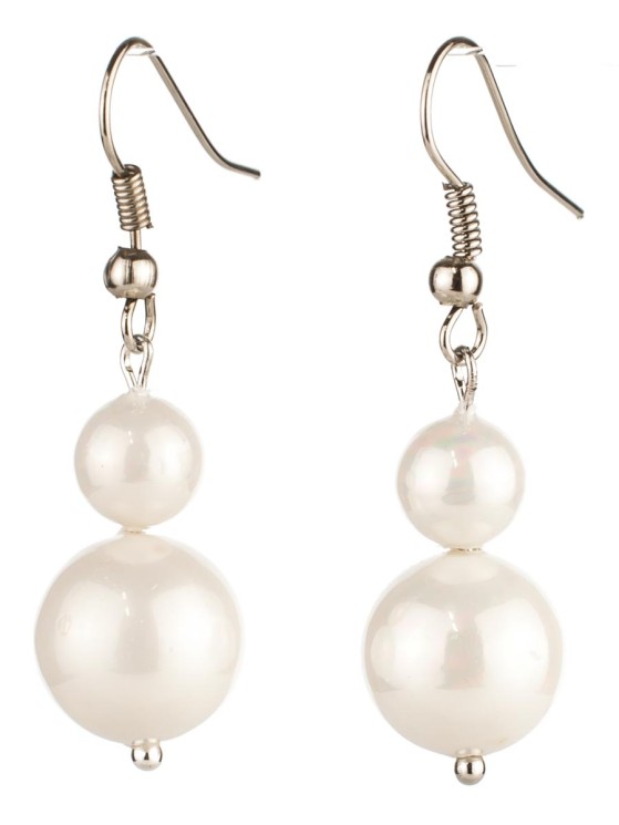 Серьги из жемчуга майорка "Дарина" с8919