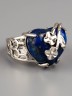 Кольцо из лазурита "Райский сад" 04-830