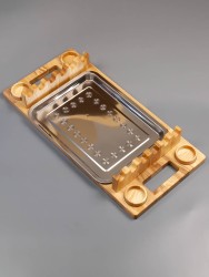 Поднос для подачи шашлыка из дерева ясень 28х57,5 см 54-150