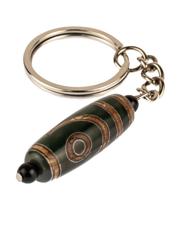 Брелок из агата "Дзи 2 Глаза" БРК-829