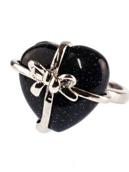 Кольцо из авантюрина "Радость" 04-315