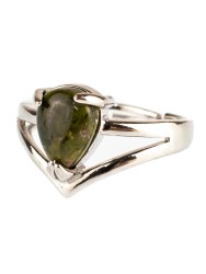 Кольцо из унакита "Мечта" 04-468