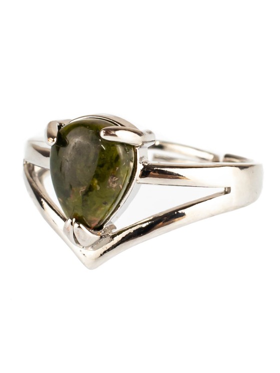 Кольцо из унакита "Мечта" 04-468