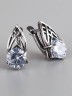 Серьги из из фианита "Изольда" сг-209-ФН