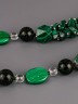 Бусы из малахита "Малахитовая шкатулка" 10-009