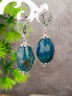 Серьги из апатита "Глэм-шик" 03-1551
