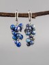 Серьги из лазурита "Гроздь" 03-796