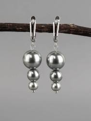 Серьги из жемчуга Майорка "Капель" 03-1417