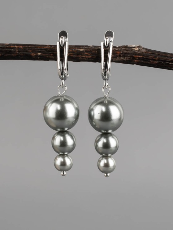 Серьги из жемчуга Майорка "Капель" 03-1417