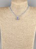 Колье с содалитом "Карамель" 01-1298