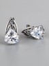 Серьги из из фианита "Изольда" сг-209-ФН1