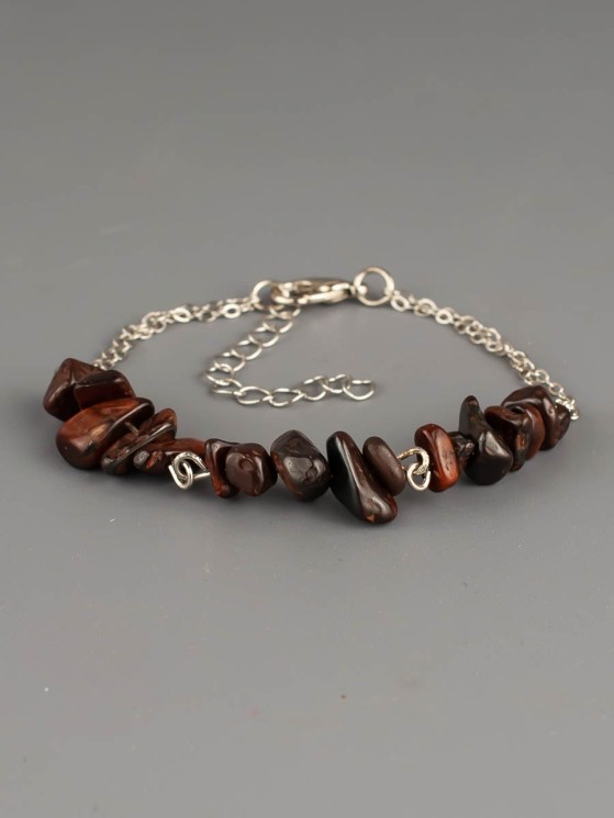 Браслет из бычьего глаза "Забава" бп12560