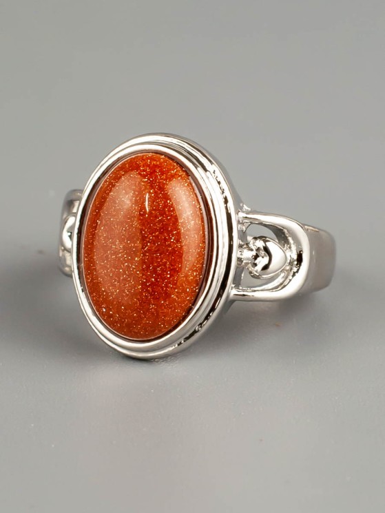 Кольцо из авантюрина "Люсия" кп-5937