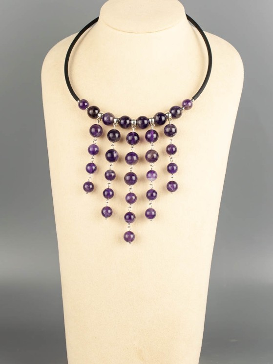 Колье из аметиста "Красотка" 01-1281