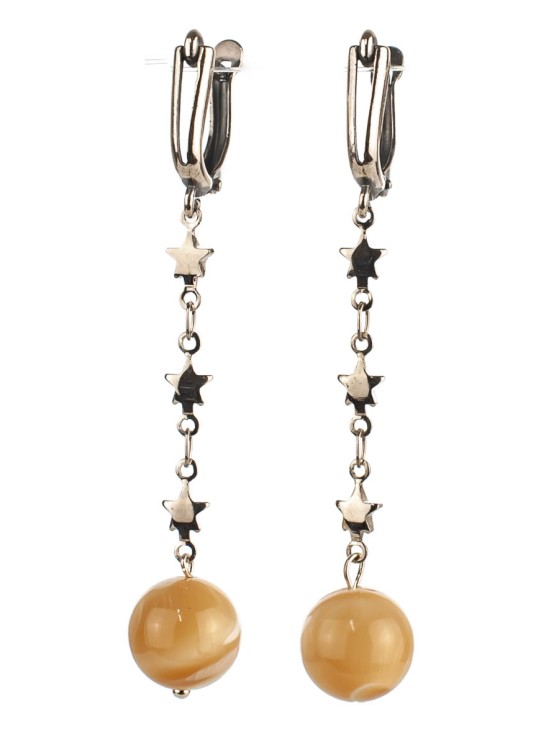 Серьги из перламутра "Эстелла" 03-854