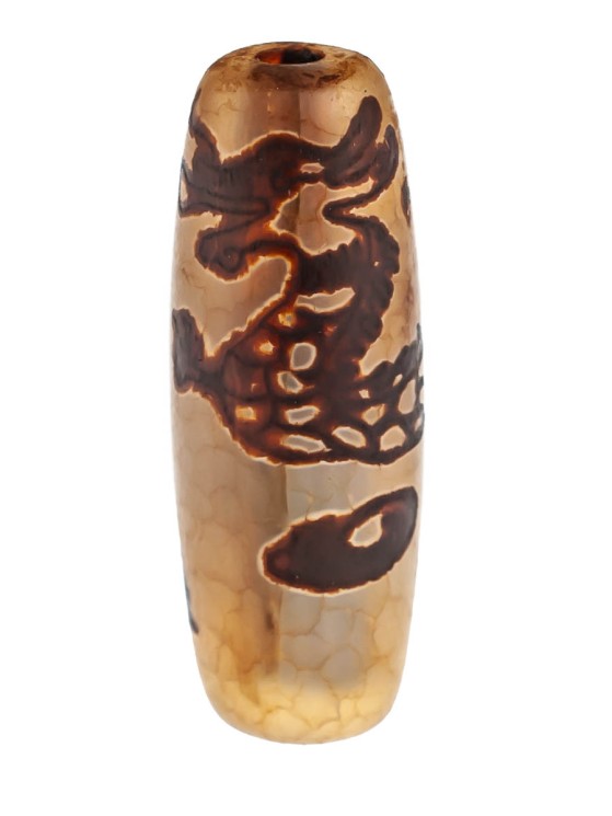 Бусина из агата "Дзи Дракон" пдв-967