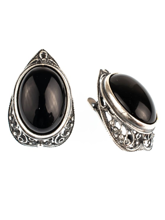 Серьги из агата "Амброзия" сг-984-АГ
